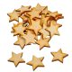 Csillag natúr fa 3cm 30db-os