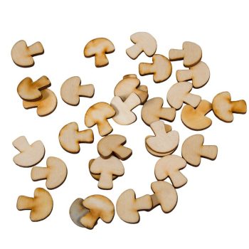 Natúr fa gomba 2,5cm 30db-os