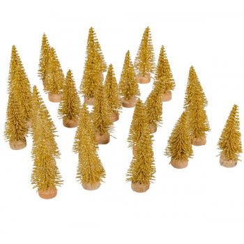 Mini fenyő arany 6cm 20db-os