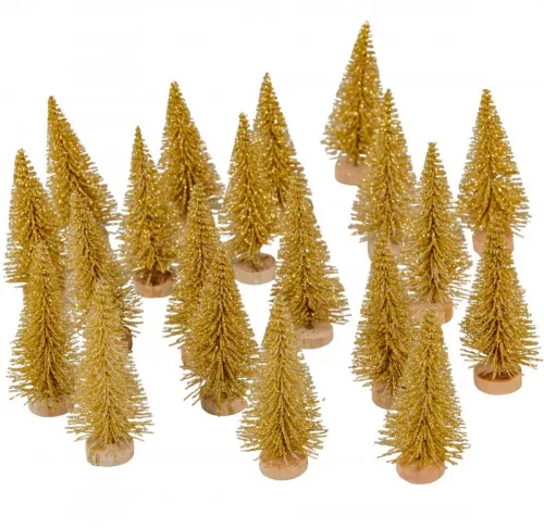 Mini fenyő arany 8cm 20db-os
