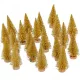 Mini fenyő arany 8cm 20db-os