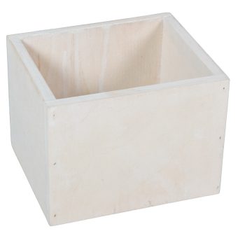 Fa láda fehér M11x15x13cm