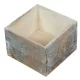 Fa doboz szürke M8x11x11cm 
