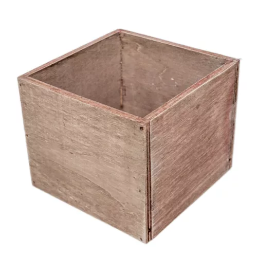 Dekoláda rusztikus kocka barna M11x13x13