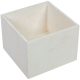Dekor láda fehér kocka M12x16x16cm