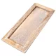 Fa keretes tálca barna 35x15cm 