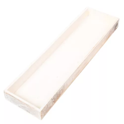 Fa tálca koptatott szürke M3x35x10cm
