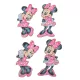 Nyomtatott dekorkarton Minnie egér 8,5cm 4db-os csomag