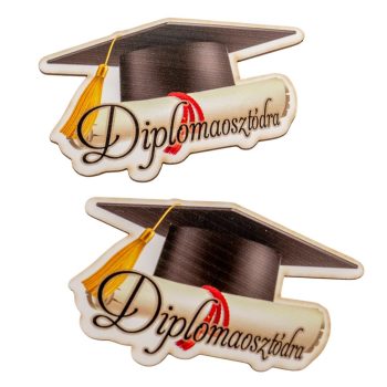 Nyomtatott dekorkarton Diplomaosztódra 10com 2db-os csomag