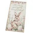 Nyomtatott fa tábla - Húsvéti RSZ téma 13x24,3cm