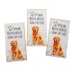 Nyomtatott dekorkarton Az otthon...- Golden retriever 9,5cm 3db-os csomag