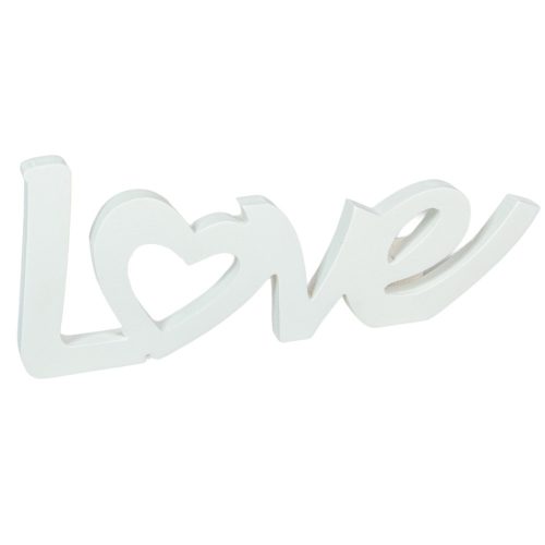 Love felirat fa M12x30cm