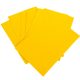 Barkács filc lap A4 méret sárga 2mm 10db-os csomag