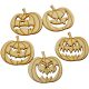 Natúr fa Halloween tökök 5cm 5db-os