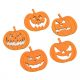 Halloween tök 5cm narancs 5db-os