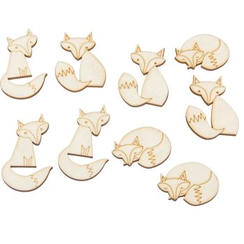Natúrfa róka 5cm 9db-os