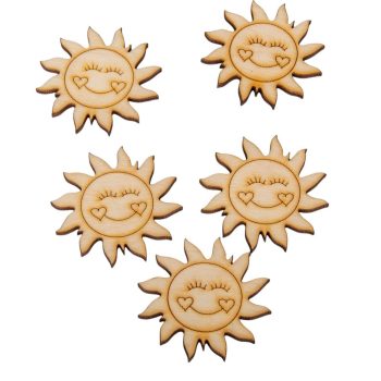 Natúr fa napocska 5cm 5db-os