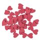Fa szív piros 2cm 50db-os