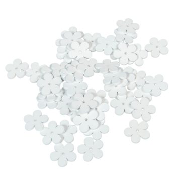 Fa virág fehér 2,5cm 50db-os