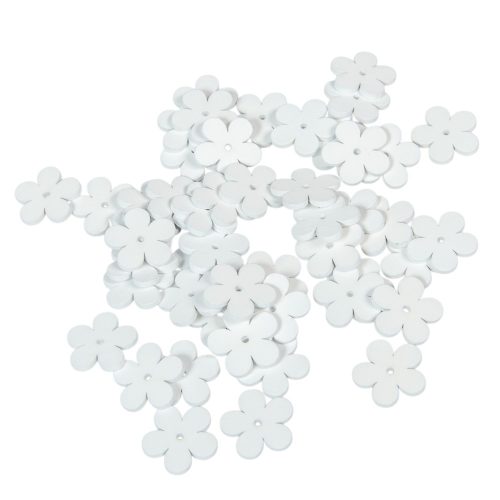 Fa virág fehér 2,5cm 50db-os