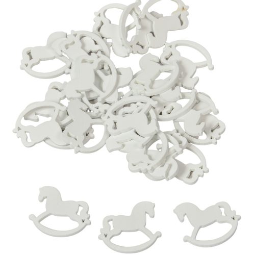 Hintaló fa fehér 3cm 30db-os