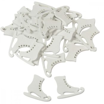 Korcsolya fa fehér 3cm 30db-os