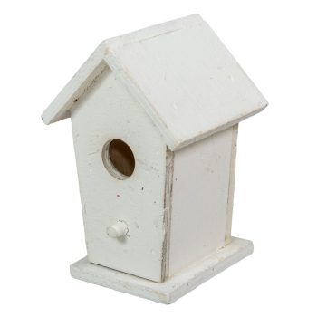 Fa madáretető fehér M10cm