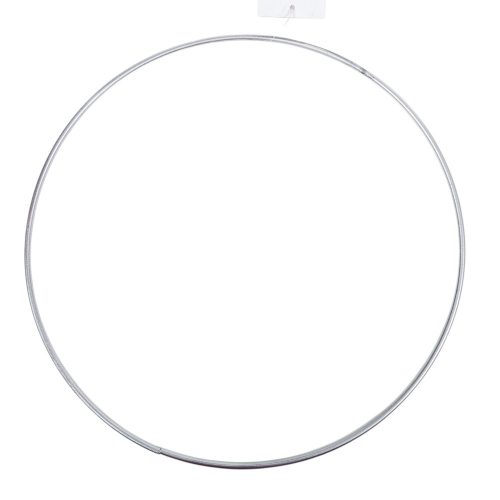 Fém karika ezüst 25cm