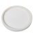Fa tálca kerek peremes fehér D26cm