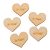 Natúr fa  szív Jó Veled! 4cm 5db-os