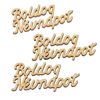 Natur fa Boldog névnapot 8, 2cm 3-os