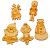 Natúr fa kari figura 5 cm 5 db-os