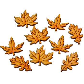 Natúr fa őszi fa levelek 3,5cm 9db-os