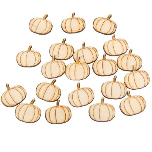 Natúr fa gravirozott tök 3cm 20db-os