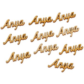 Natúr fa Anya felirat 4,5cm 10db-os
