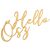 Natúr fa - Hello Ősz felirat 20cm