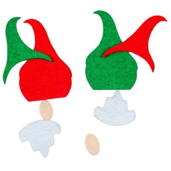 Manó szett filc 10cm 2db-os