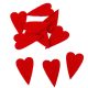 Filc hosszú szív 4cm 10db-com