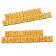 Boldog Karácsonyt scrabble tábla natúr fa 12cm 2db-os
