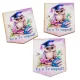 Nyomtatott dekorkarton - Ez a te napod! ballagás bookmark tábla 7cm 3db-os