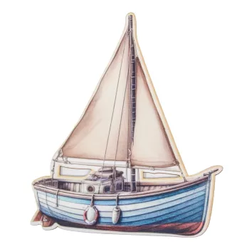 Nyomtatott dekorkarton - Vitorlás 14,7cm