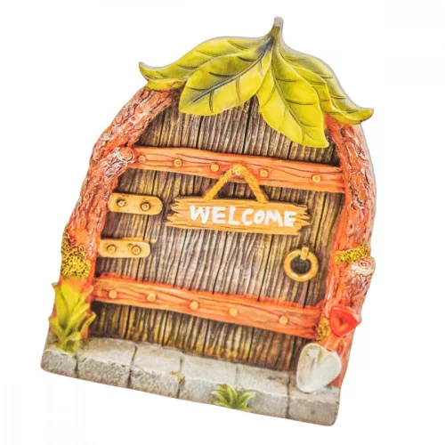 Nyomtatott dekorkarton - Manóajtó welcome 15cm