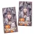 Nyomtatott fa tábla  Tábla Tarot kártya Boszi 9,5cm 2db-os