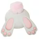 Nyomtatott dekorkarton Nyuszi popi rózsaszín 20cm