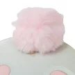 Nyomtatott dekorkarton Nyuszi popi rózsaszín 20cm