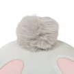 Nyomtatott dekorkarton Nyuszi popi szürke 20cm