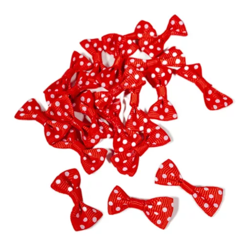 Masni piros pöttyös 3,2cm 20db-os