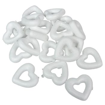 Polisztirol szív lukas 5cm 20db-os