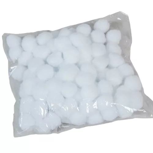 Fehér pompon 2cm 100db-os