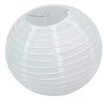 Papír lampion fehér 25cm